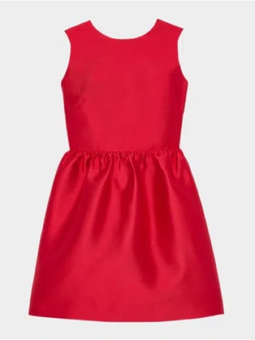 kate spade fit and flare bow dress in flag red